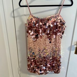 12th tribe pink sparkly dress - only worn once